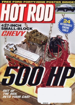 HOT ROD 2001 AUG - GTO, GS455, 427 MOUSE, FORTY-NINE